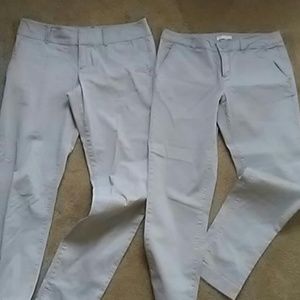 Set of Size 2 Light Blue New York & Company Pants